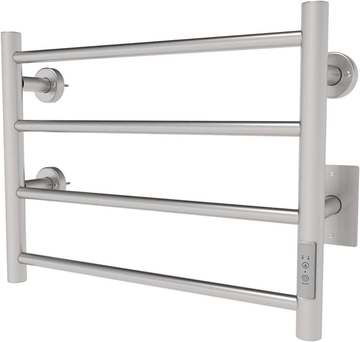 Towel Warmer with Timer, Wall Mounted, 4 Bars, Chrome Stainless Steel M72242