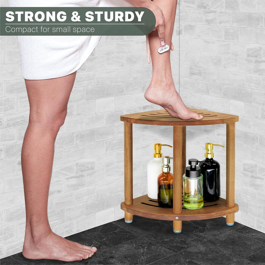 Corner Shower Stool 16 inch Shower Seat C1904