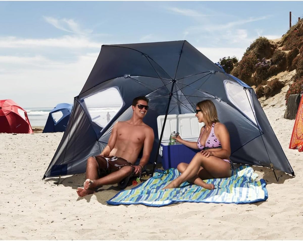 SPF 50+ Sun and Rain Canopy Umbrella (8-Foot) E8514