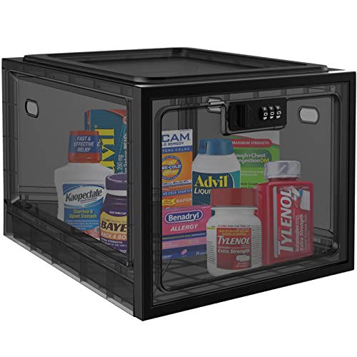 2 Pack Lockable Storage Box U277