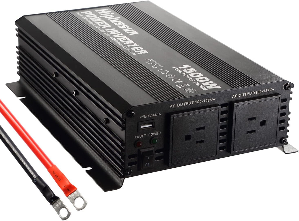 1000 watt Pure Sine Wave Power Inverter 12V to 110V DC to AC with Remote Controller B4897