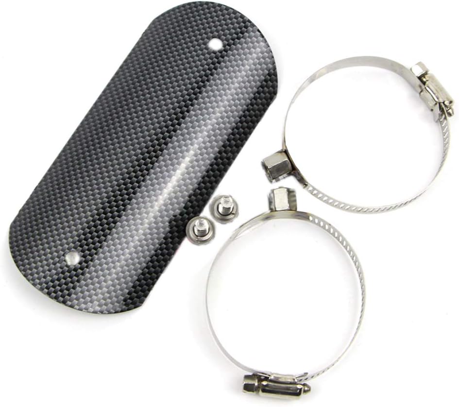 Stainless Steel Motorcycle Exhaust Heat Shield with 2 Clamps K511