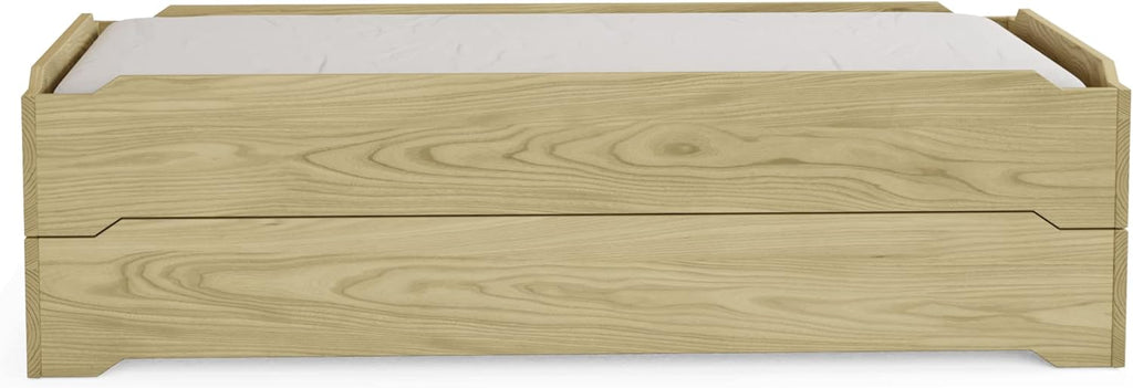 Twin over Twin Stackable Wooden Bed Frame Set of Two C57320