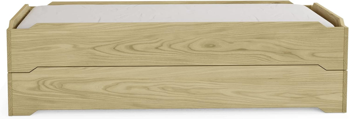 Twin over Twin Stackable Wooden Bed Frame Set of Two C57320