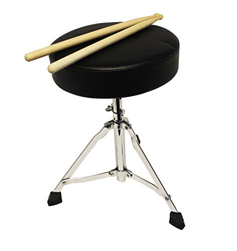 3 Piece Blue Kids Drum Set with Throne Cymbal Pedal Drumsticks B956