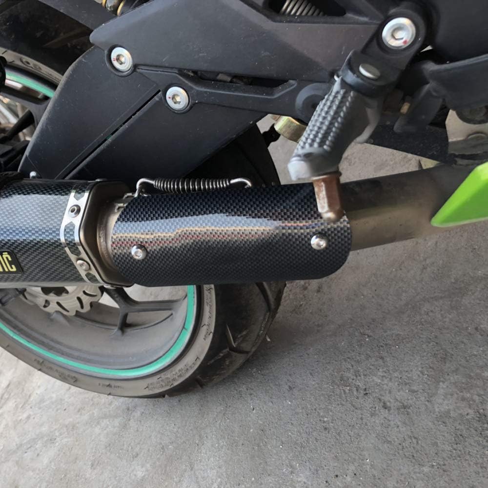 Stainless Steel Motorcycle Exhaust Heat Shield with 2 Clamps K511
