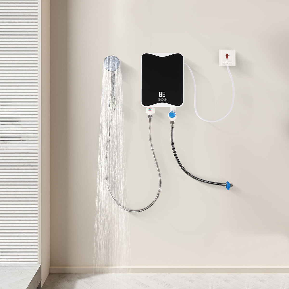 Electronic Instant Water Heater Mini Tankless Water Heater J4357