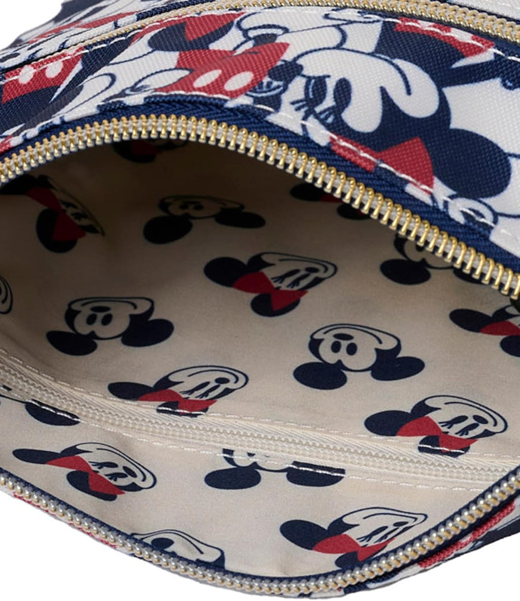 Navy Nylon Crossbody Purse V537529