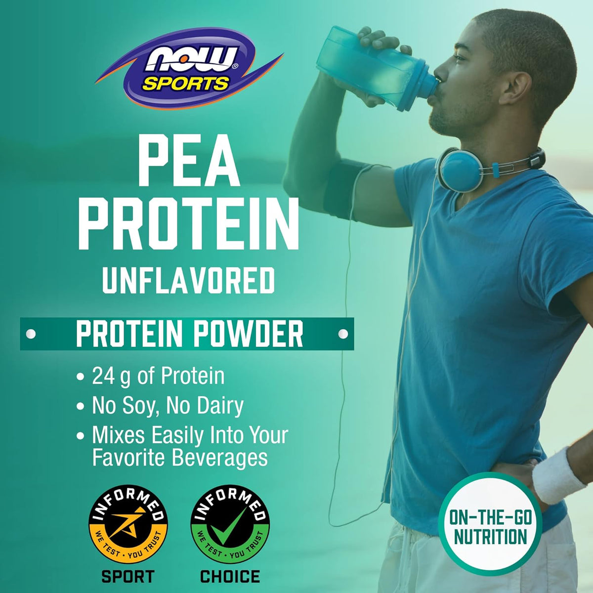 Pea Protein 24 g Unflavored Powder 7-Pound Beige Cream Pack of 2 H5579