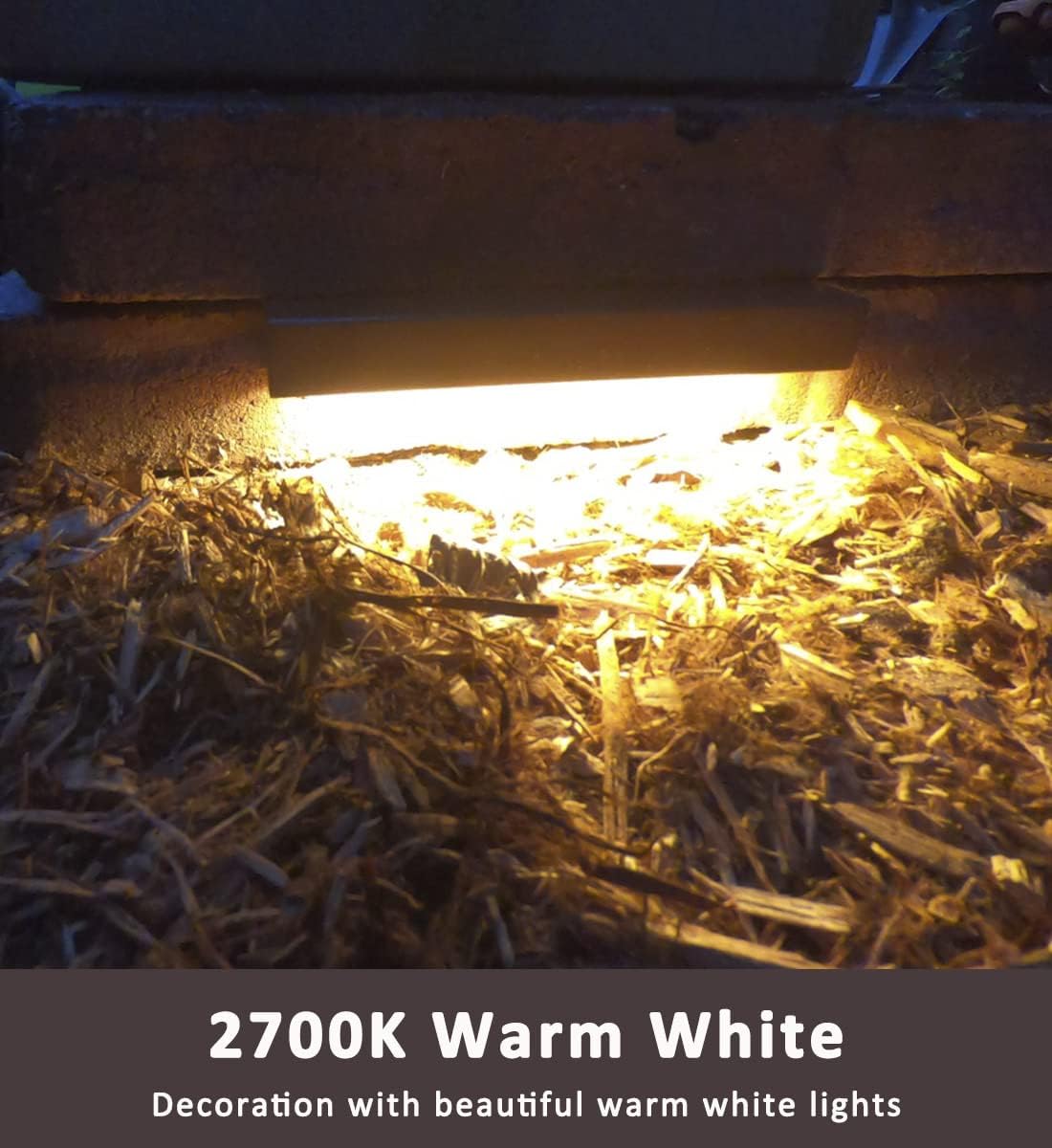 7 Inch 8-Pack 4W LED Hardscape Paver Lights 12V Low Voltage Landscape Lighting 2700K IP65 Waterproof Q583