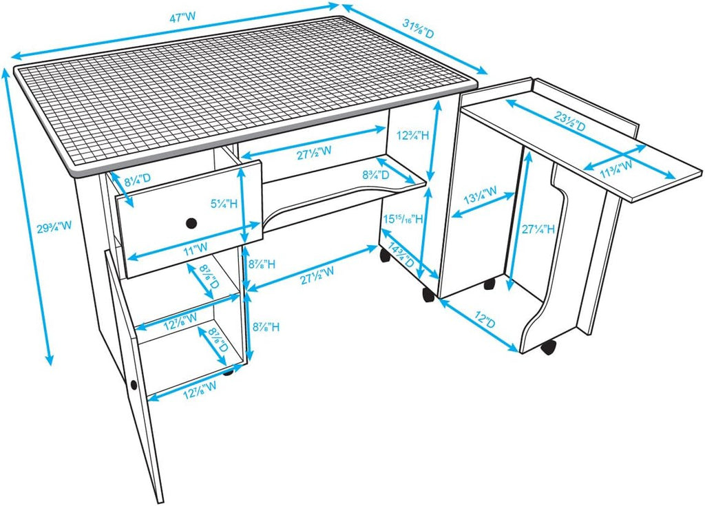White Quilter's Design Table Y541520