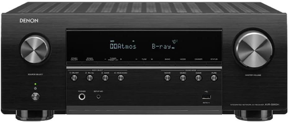8K Ultra HD 7.2 Channel AV Receiver Black W240037