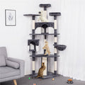 Dark Gray Plush Cat Tree L72152