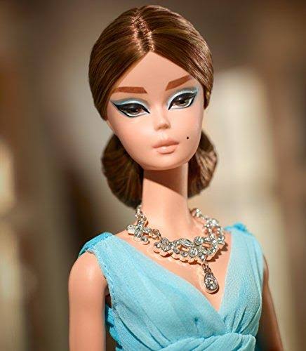 Blue Chiffon Ball Gown Doll X59677