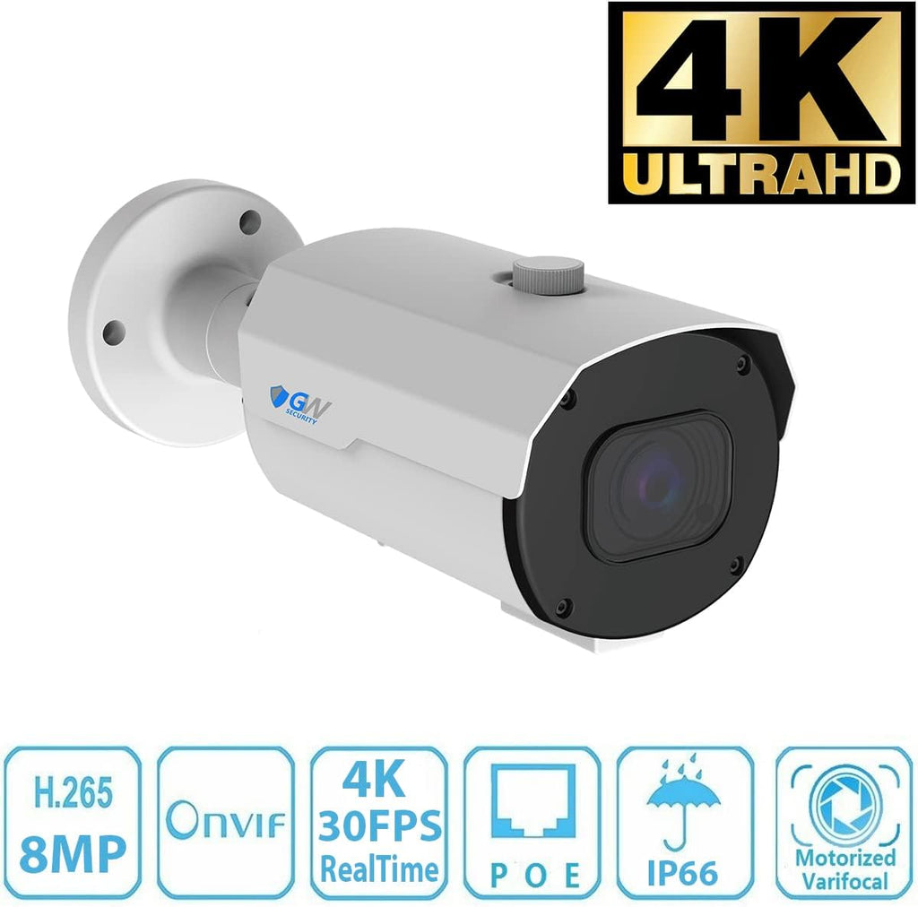 4K 8MP PoE Security Camera System with 5X Optical Zoom H421385