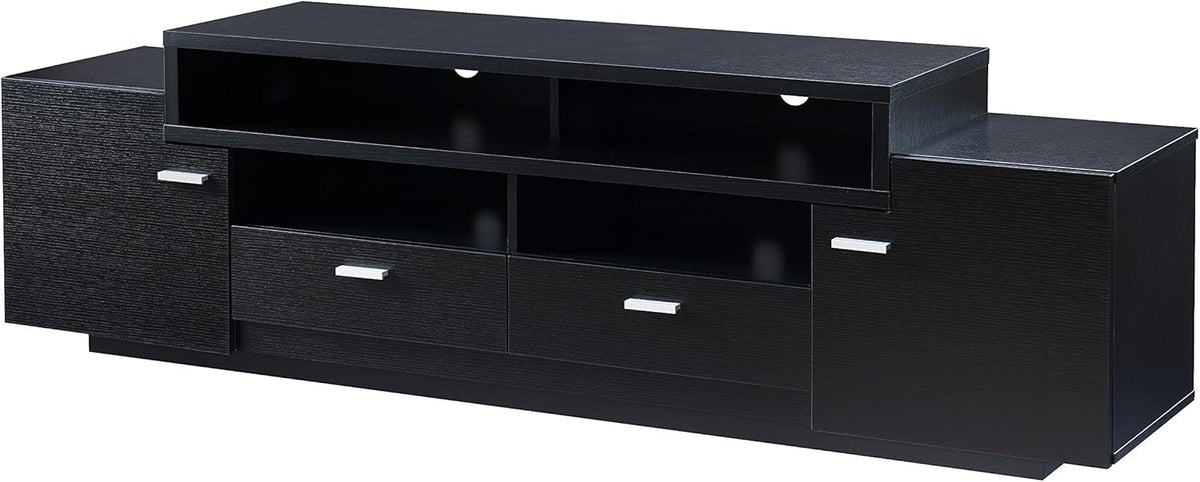 Black Multi-Shelves TV Stand N5770