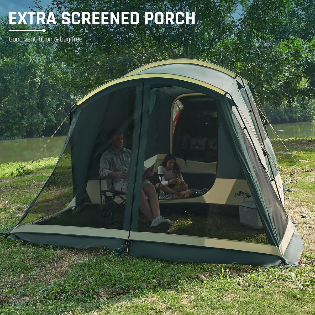 12'x10'x87in(H) SUV Tent with Screen Porch L57187