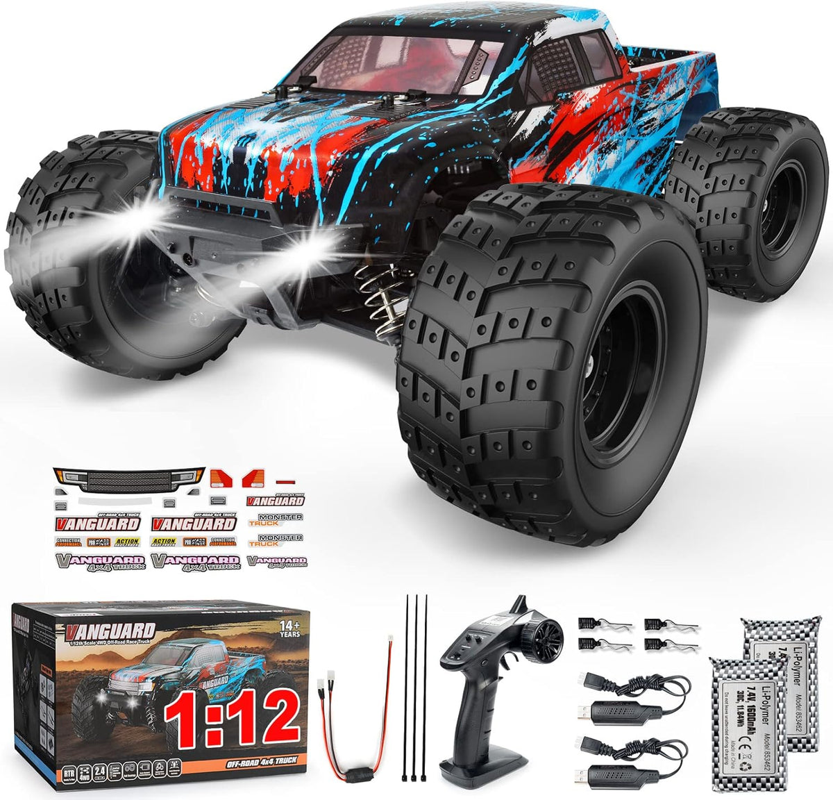 1:12 Scale RC Truck 4x4 Off Road 2.4Ghz L6871
