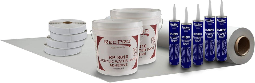 8.5' Wide PVC Rubber Roof Kit 25ft P675479