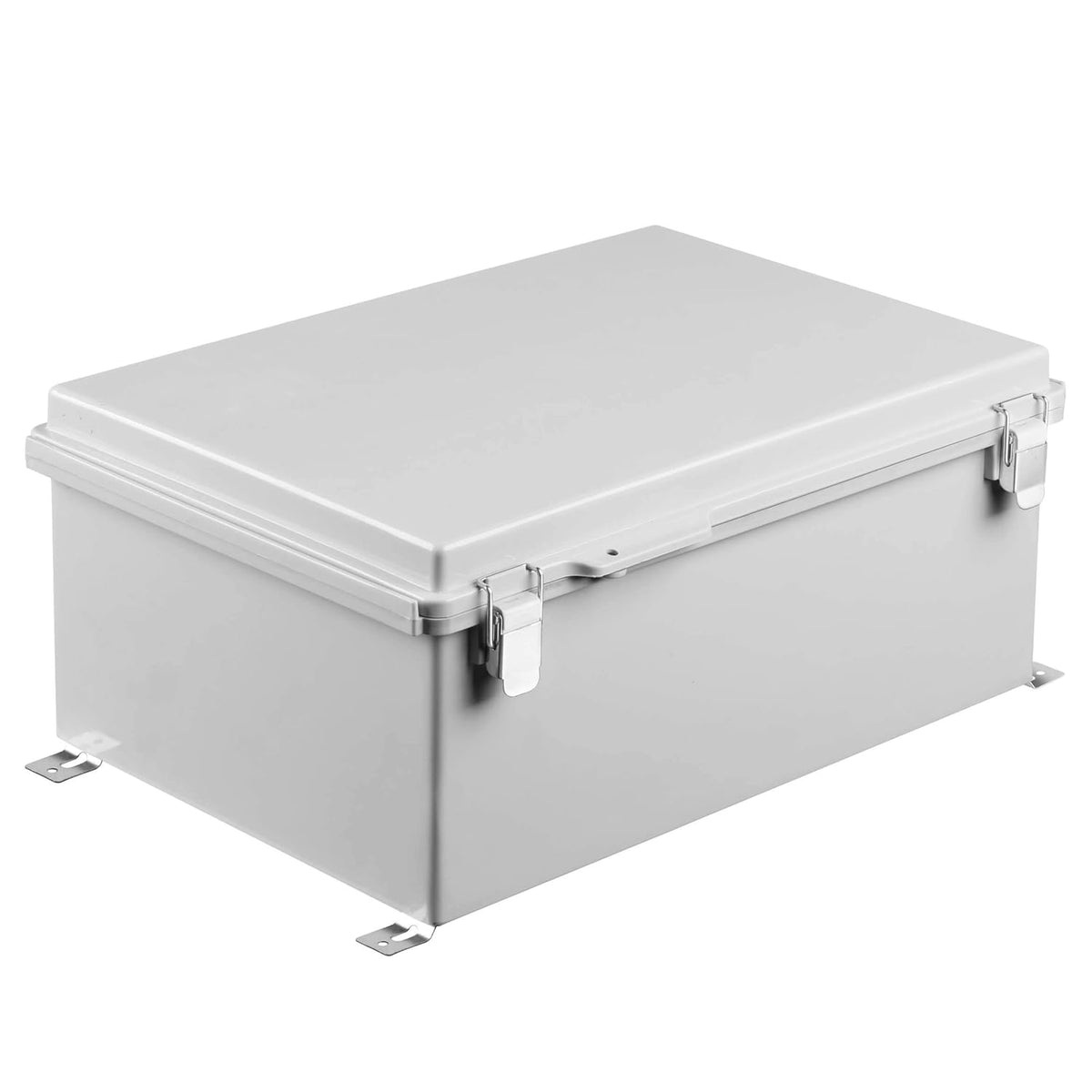 IP67 Waterproof Hinged Cover Plastic Junction Box with Mounting Plate 400×300×180mm E644014