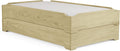 Twin over Twin Stackable Wooden Bed Frame Set of Two C57320
