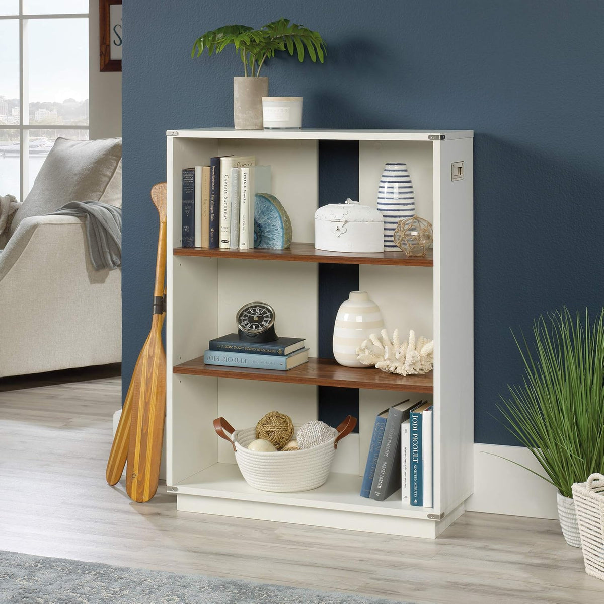 Pearl Oak Finish Bookcase U531069