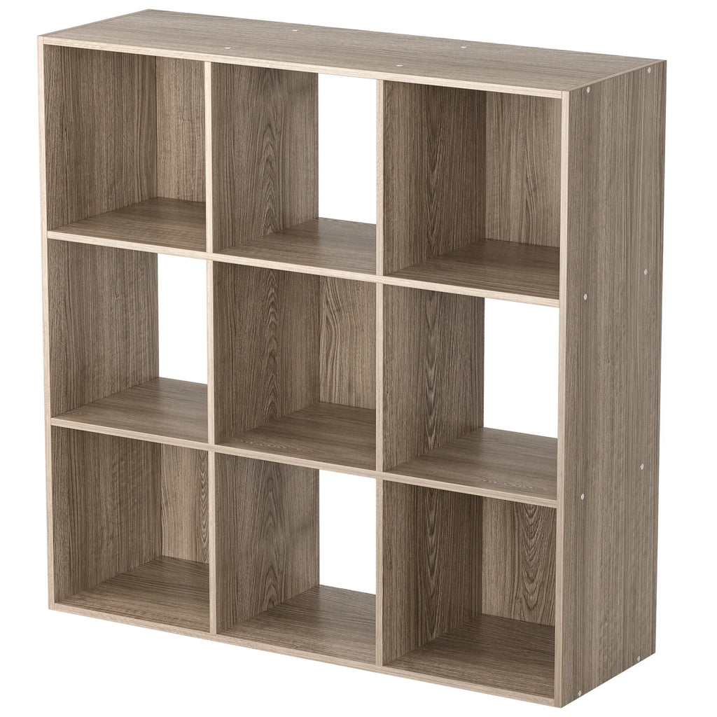 9 Cube Wooden Organizer Bookcase Cabinet Storage (Black) G85366