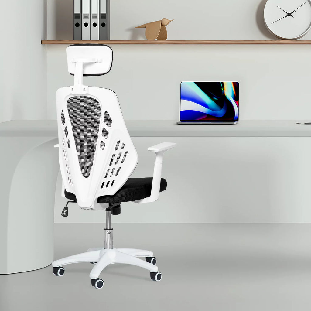Black Mesh High Back Task Chair with Headrest K625581