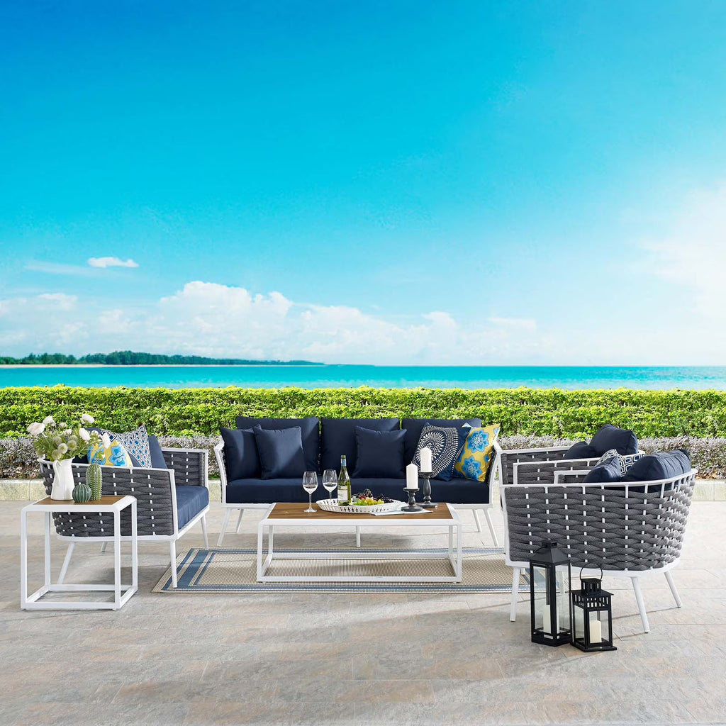 7 Piece Outdoor Patio Aluminum Sectional Sofa Set G1556