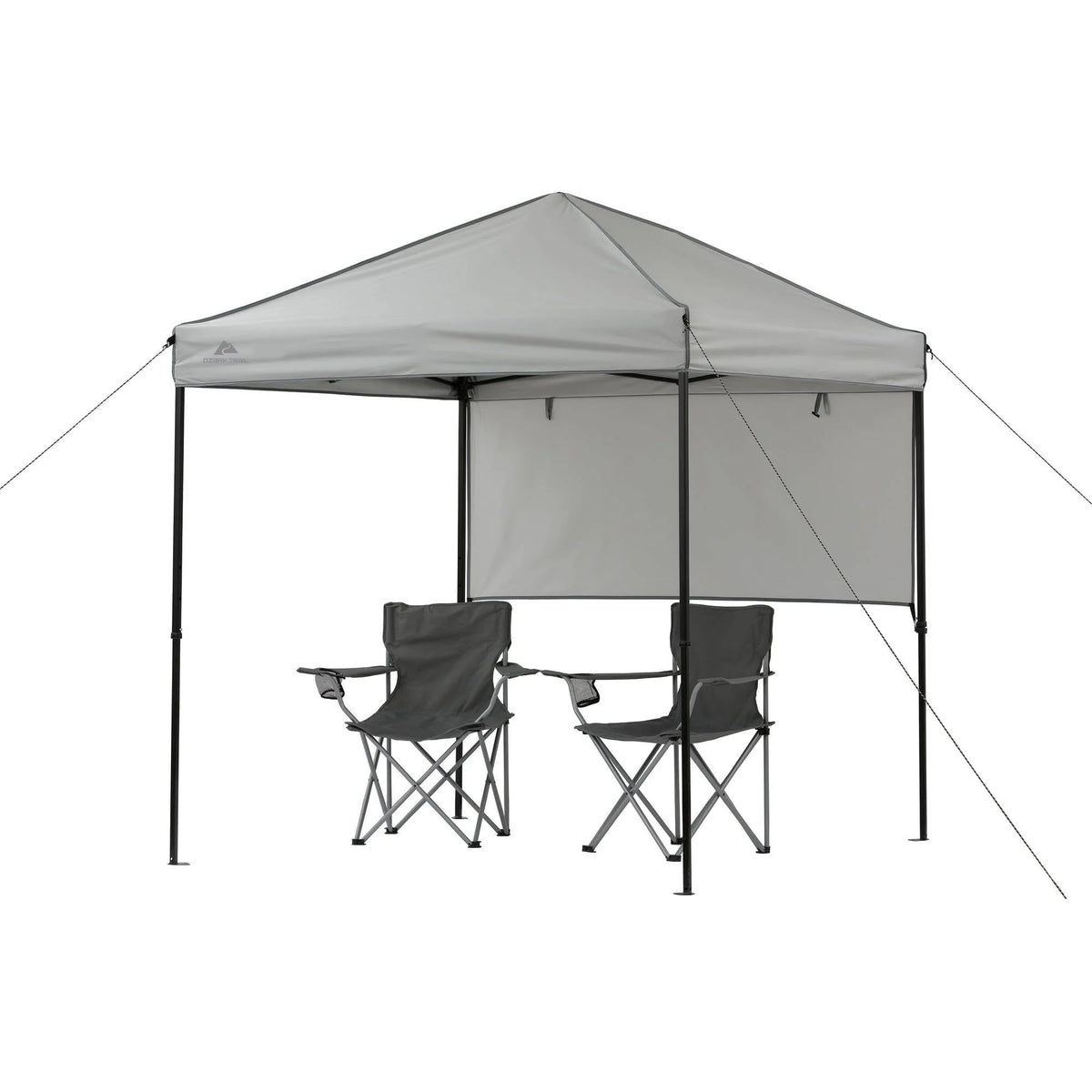 6' x 6' Gray Instant Outdoor Canopy T45929