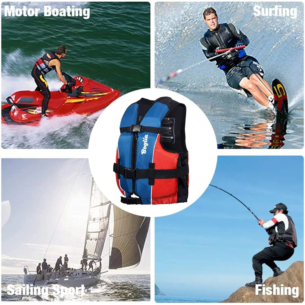 Adults Life Jacket and Vest with Adjustable Safety Strap Y7629