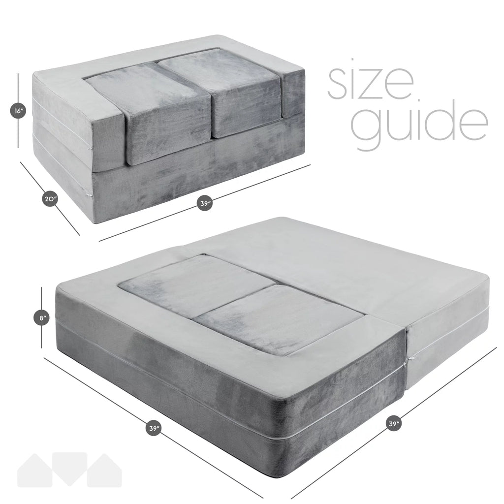 Kids Modular Sofa with Velour Cover R895