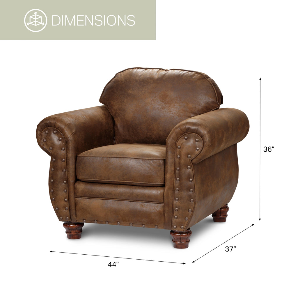 Arm Chair with Matching Ottoman U708097