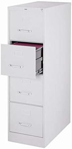 4 Drawer Letter File Cabinet in Gray Q104281