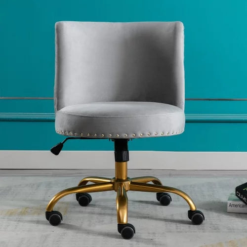 Velvet Swivel Desk Chair N806