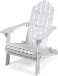 White Finish Acacia Wood Adirondack Chair M203