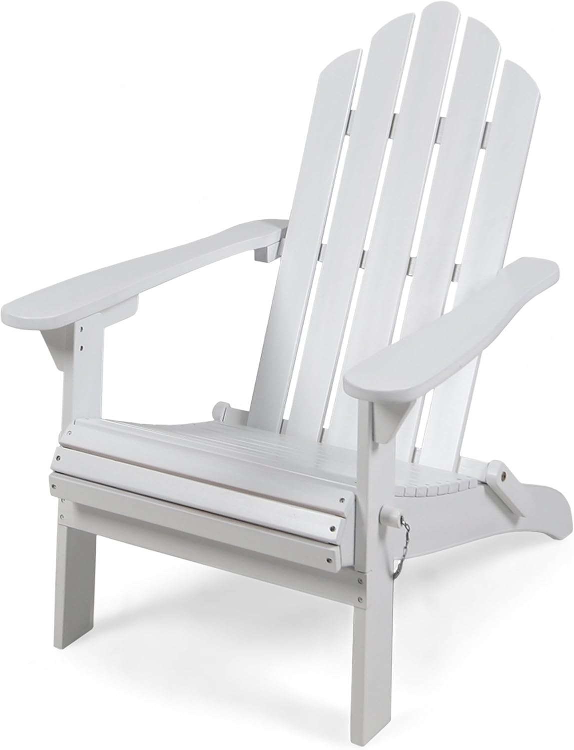 White Finish Acacia Wood Adirondack Chair M203