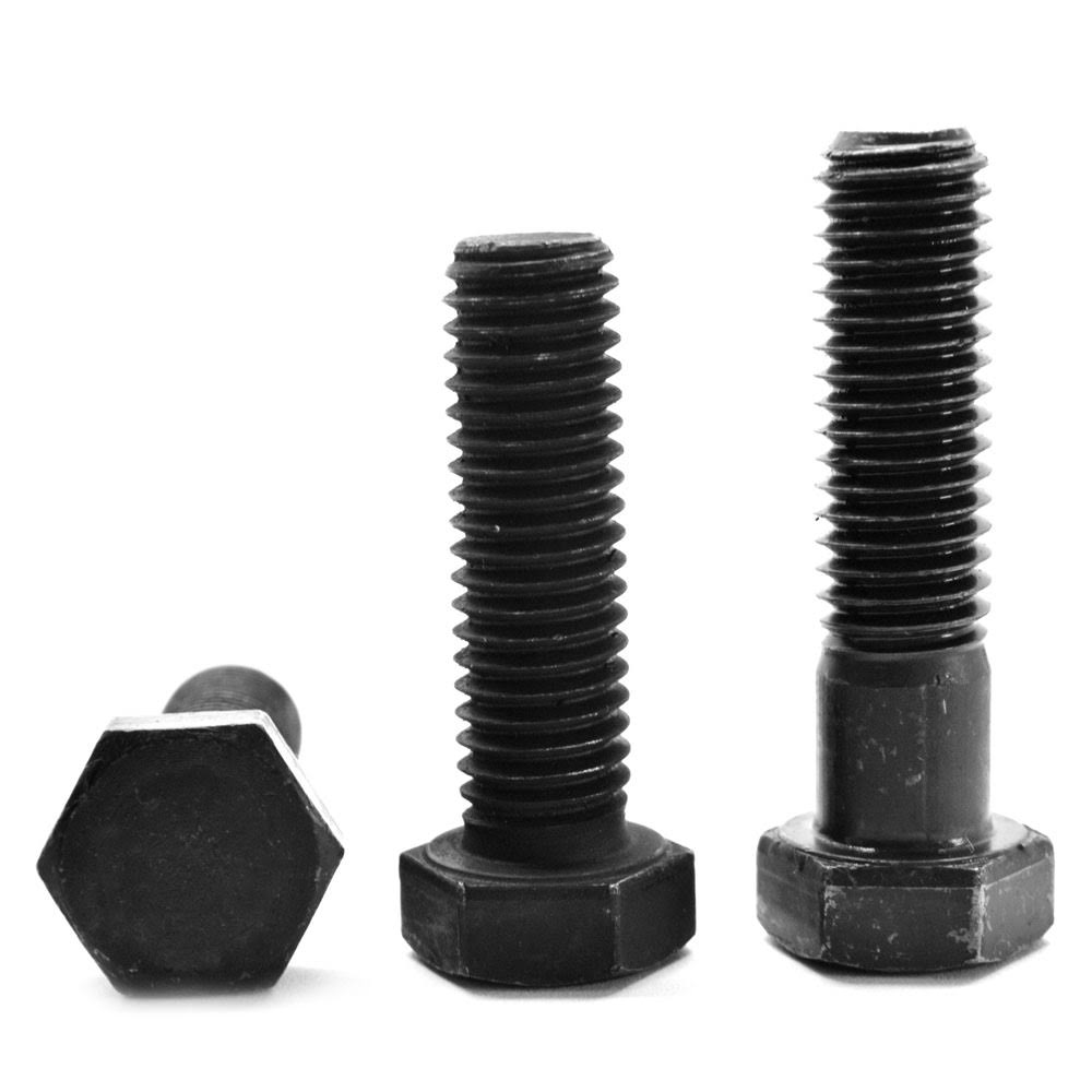 1/4x22-20 x 4x22 (PT) Coarse Thread Grade 8 Hex Cap Screw (Bolt) - USA Alloy Steel Black Oxide Pk 225 P14429
