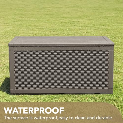100 Gallon Waterproof Resin Deck Box P17773