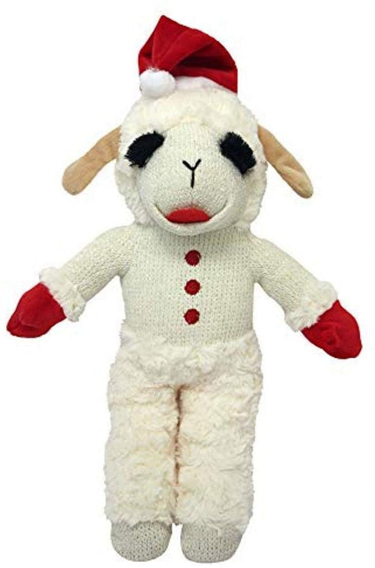 Holiday Standing Lamb Chop Plush Dog Toy Y872