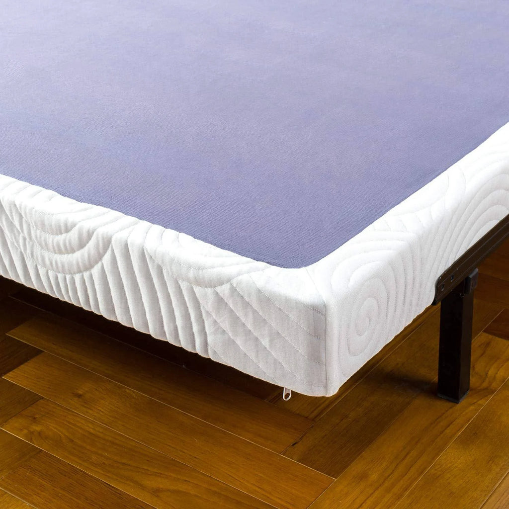 Queen Size Metal Box Spring with Wood Slats I4745