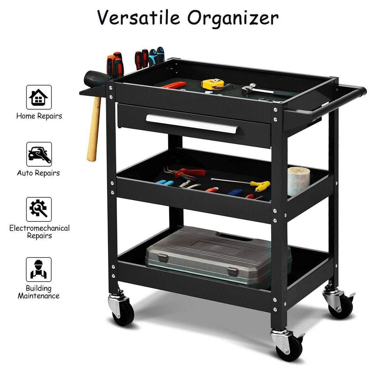 Rolling Tool Cart with Drawer S32568