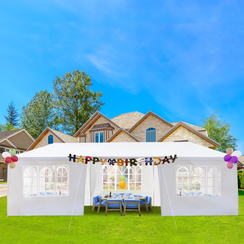 10' x 30' Canopy with 5 Sidewalls Q39270