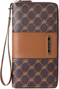 Leather RFID Blocking Zip Around Wallet H677113