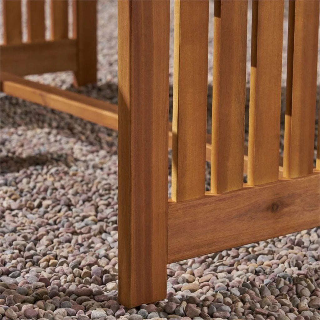 2 Piece Outdoor Acacia Wood Sofa Set B9040