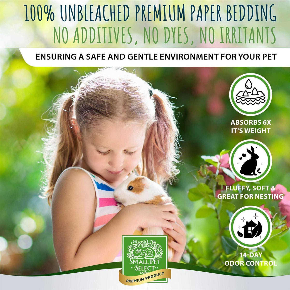 Natural Paper Bedding with Rose Petals X93565