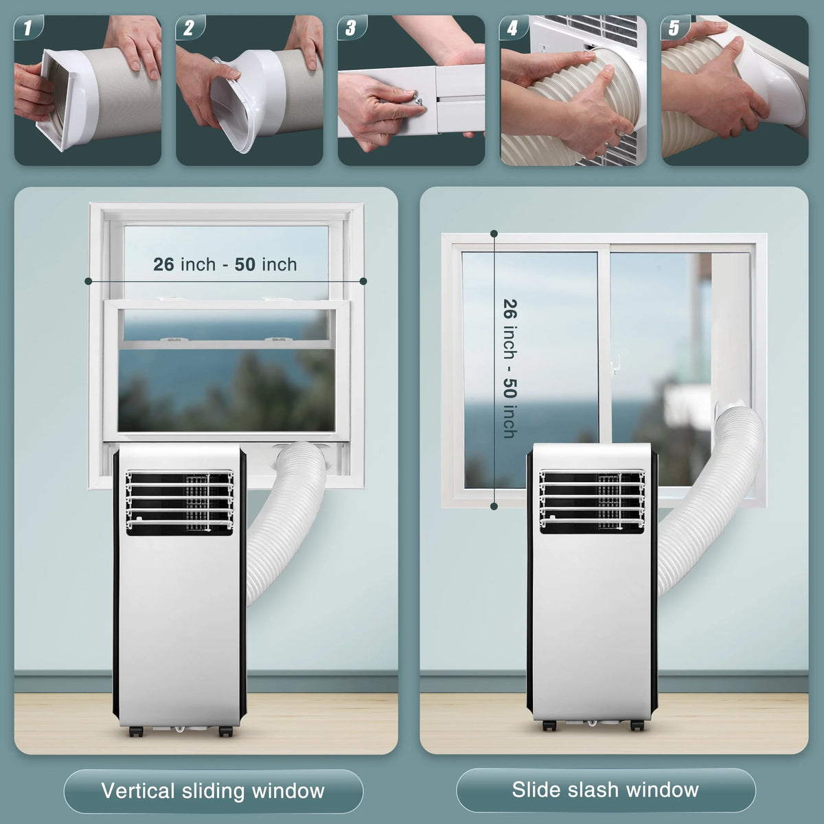 5000 BTU Portable Air Conditioner S654