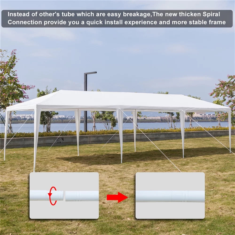10' x 30' Canopy with 5 Sidewalls Q39270