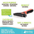 Undercoat Rake & Dematting Tool 1 ct 2-Side N279