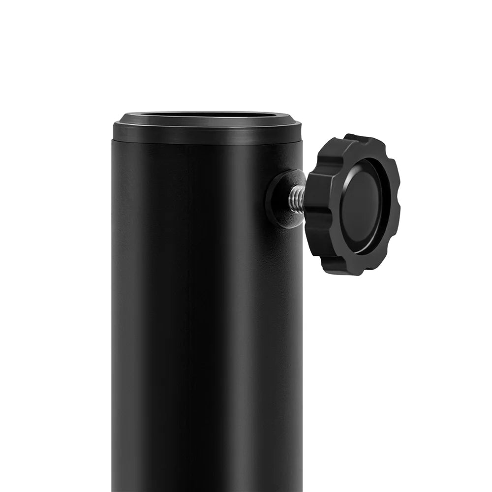 Black Umbrella Base Stand with Wheels Q428897